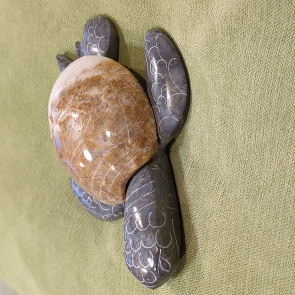 Hand Carved Stone Turtle - Picture 5 of 8